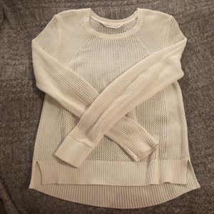 White Athleta Sweater